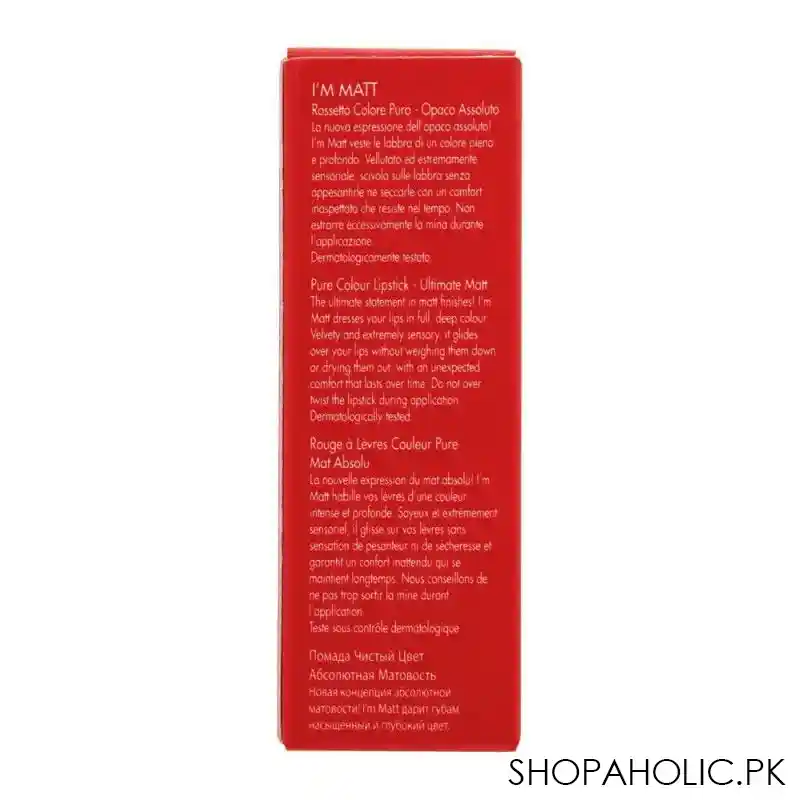 pupa milano i'm matt pure colour lipstick, 052 image4