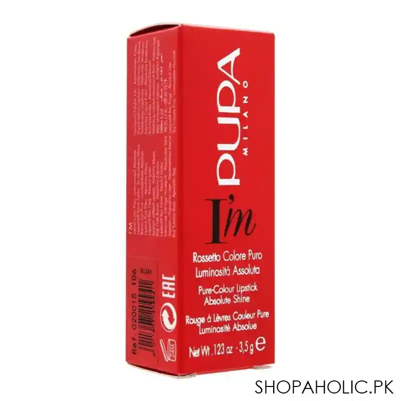 pupa milano i'm pure colour lipstick, 308 image3