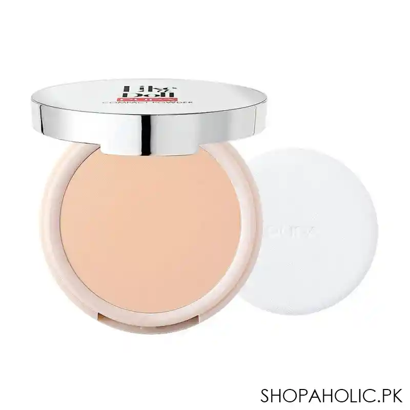 pupa milano like a doll nude skin compact powder, radiant matt finish, oil free, 004 main image