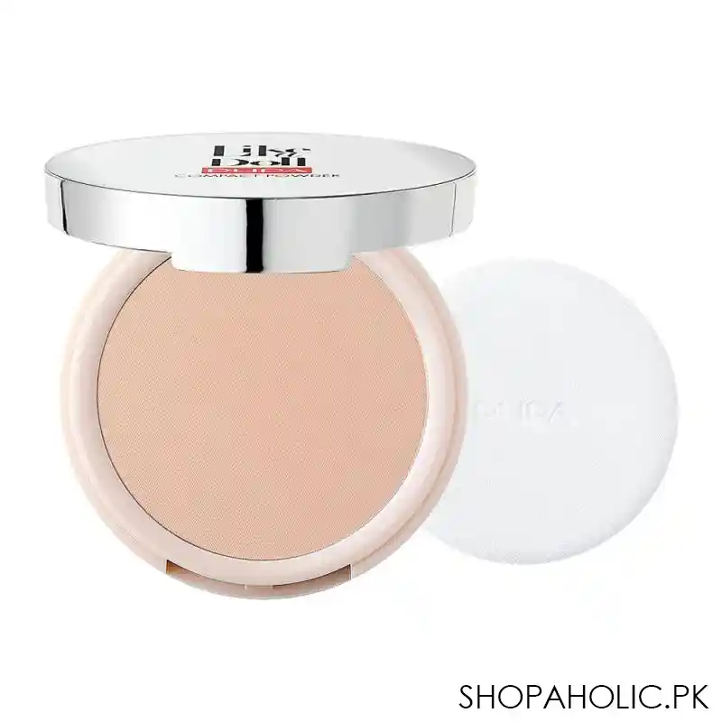 pupa milano like a doll nude skin compact powder, radiant matt finish, oil free, 005 main image