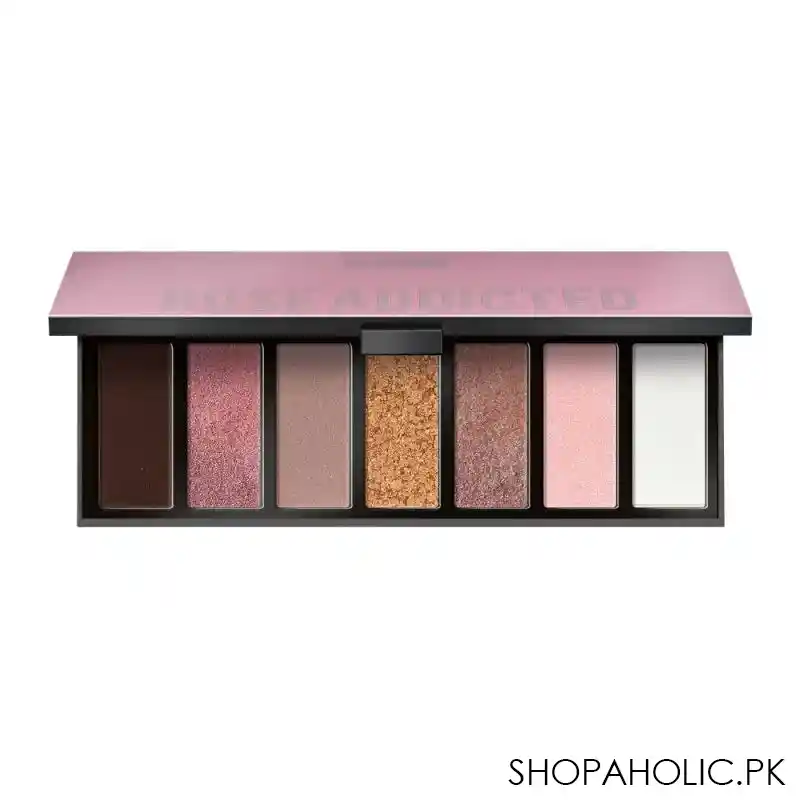 pupa milano make up stories rose addicted compact eyeshadow palette, 7 shades, 004 main image