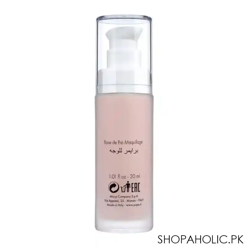 pupa milano prime me perfecting face primer, all skin types, 001 image2
