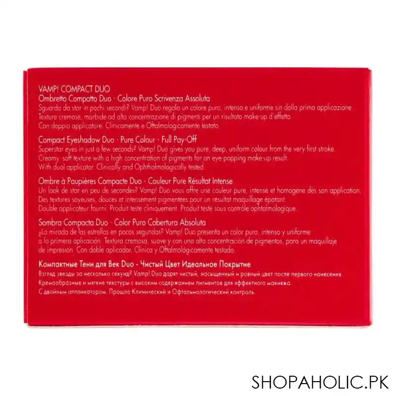pupa milano vamp compact duo eyeshadow, 001 image4