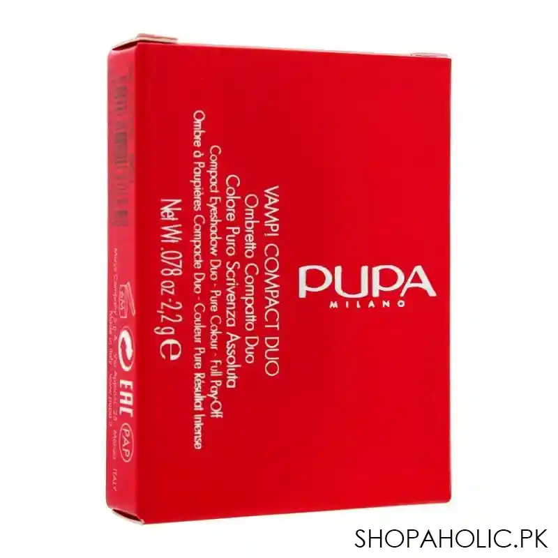pupa milano vamp compact duo eyeshadow, 002 image3