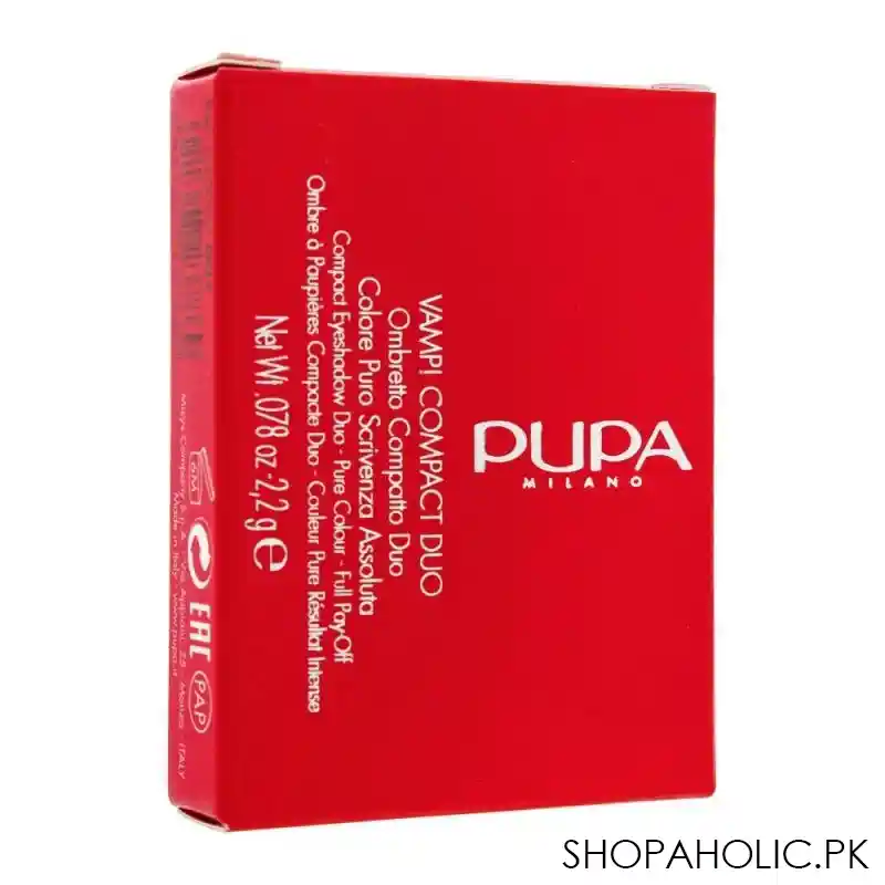pupa milano vamp compact duo eyeshadow, 012 image3