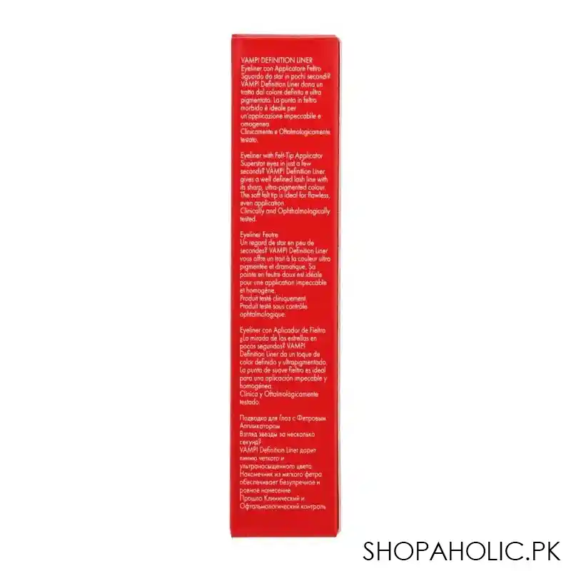 pupa milano vamp definition eyeliner with felt tip applicator, 100 image3