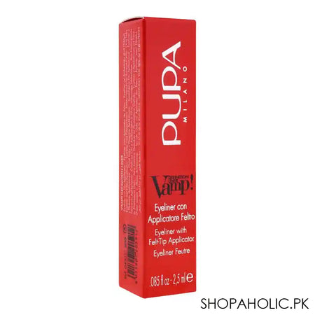 Pupa Milano Vamp! Definition Eyeliner With Felt-Tip Applicator, 300 - Image 4