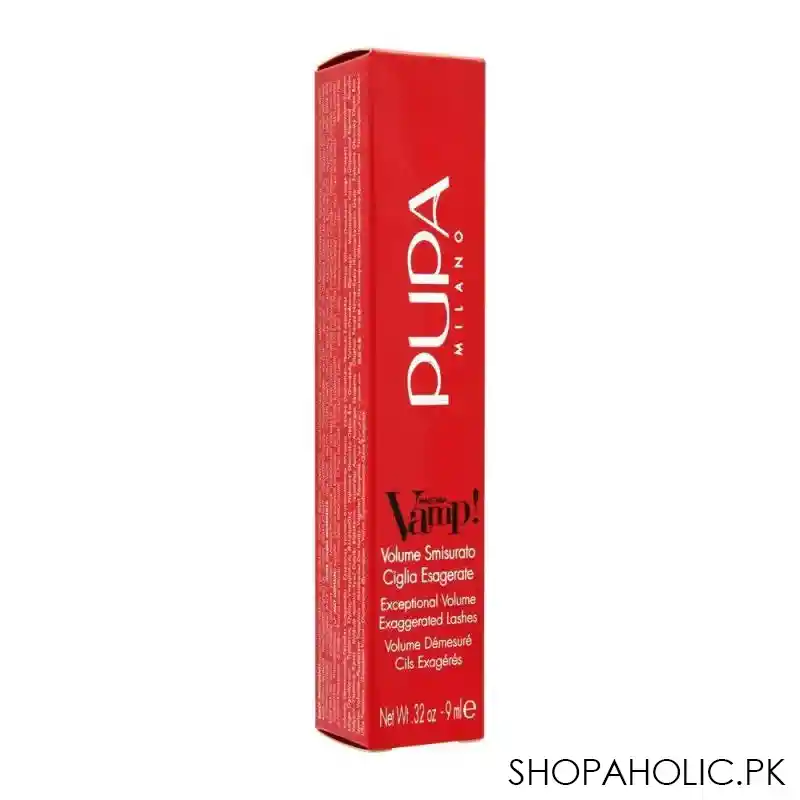 pupa milano vamp exceptional volume exaggerated lashes mascara, 100 image3