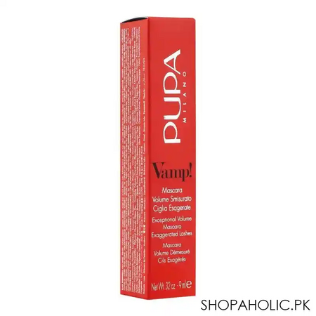 pupa milano vamp exceptional volume mascara, 504, military green image2