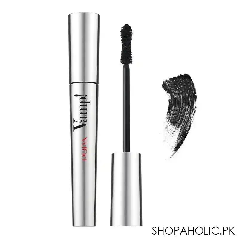 pupa milano vamp exceptional volume mascara + essential pouch image2