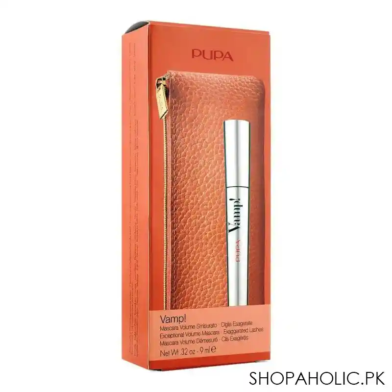 pupa milano vamp exceptional volume mascara + essential pouch image4