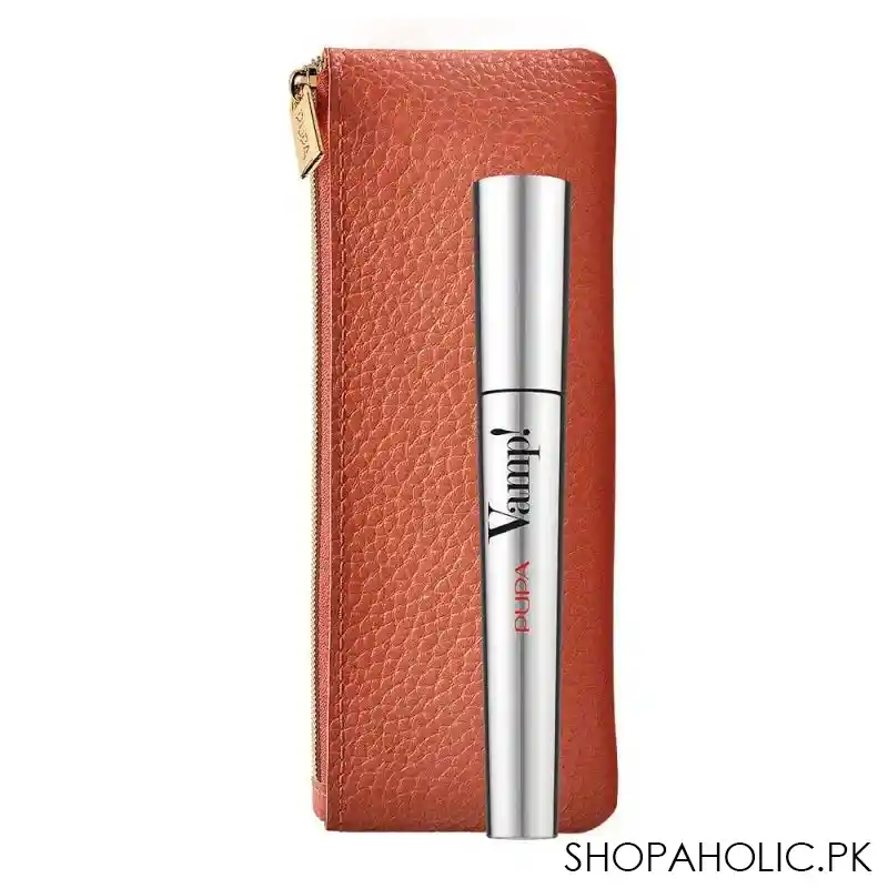 pupa milano vamp exceptional volume mascara + essential pouch main image