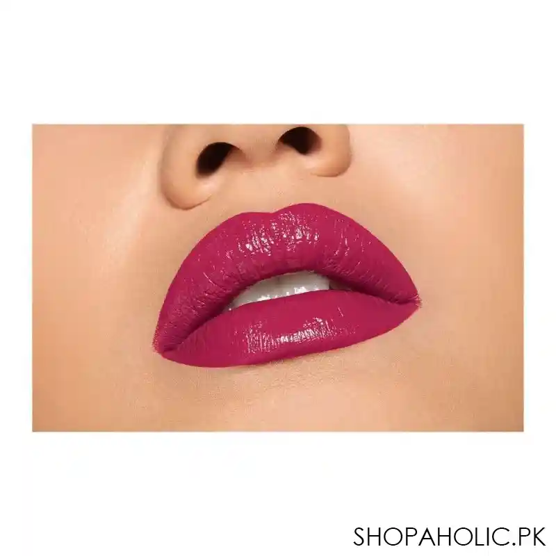pupa milano vamp extreme colour lipstick with plumping treatment, 201, black cherry image2