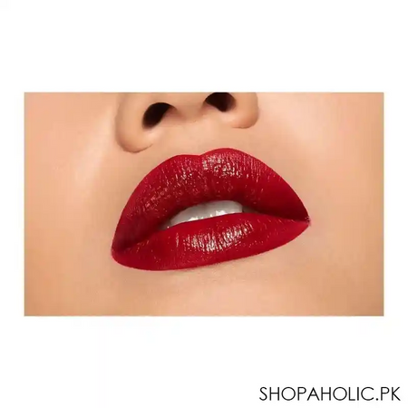 pupa milano vamp extreme colour lipstick with plumping treatment, 301, intense red image2