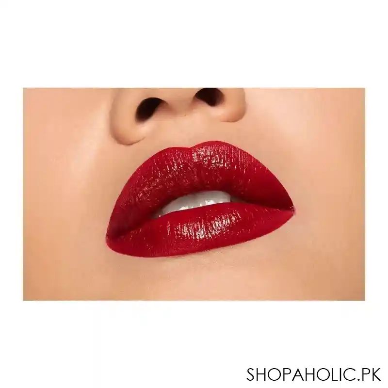 pupa milano vamp extreme colour lipstick with plumping treatment, 301, intense red image2