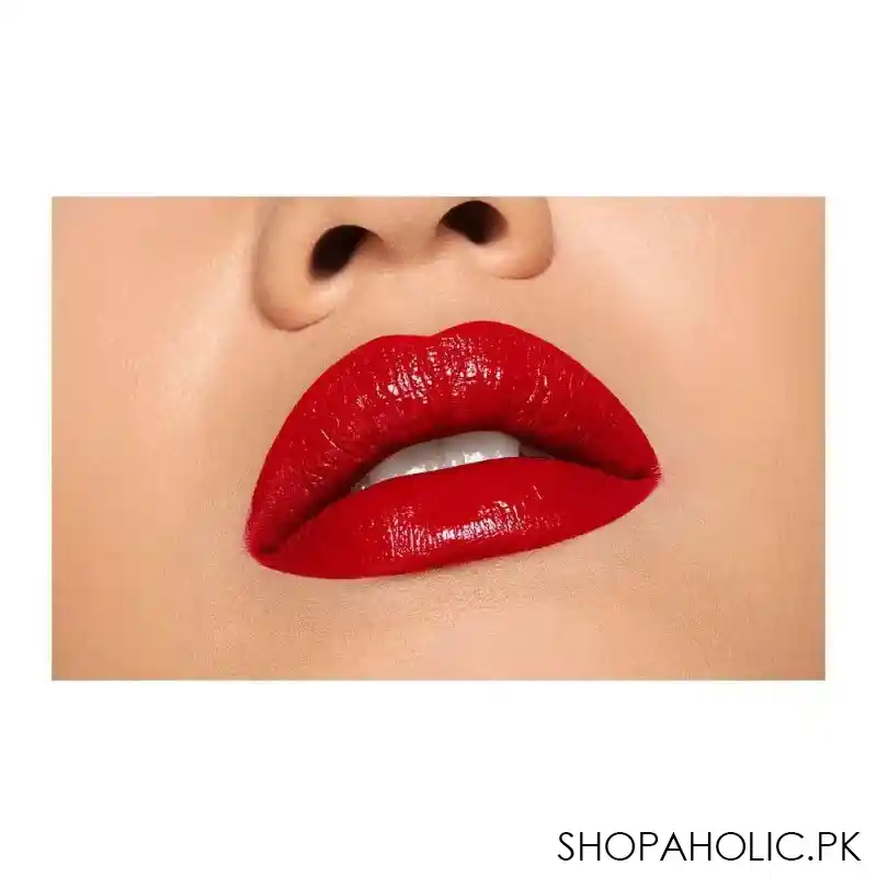 pupa milano vamp extreme colour lipstick with plumping treatment, 302, ruby red image2