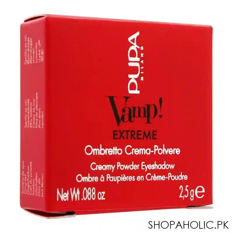 pupa milano vamp extreme creamy powder eyeshadow, 004 image2