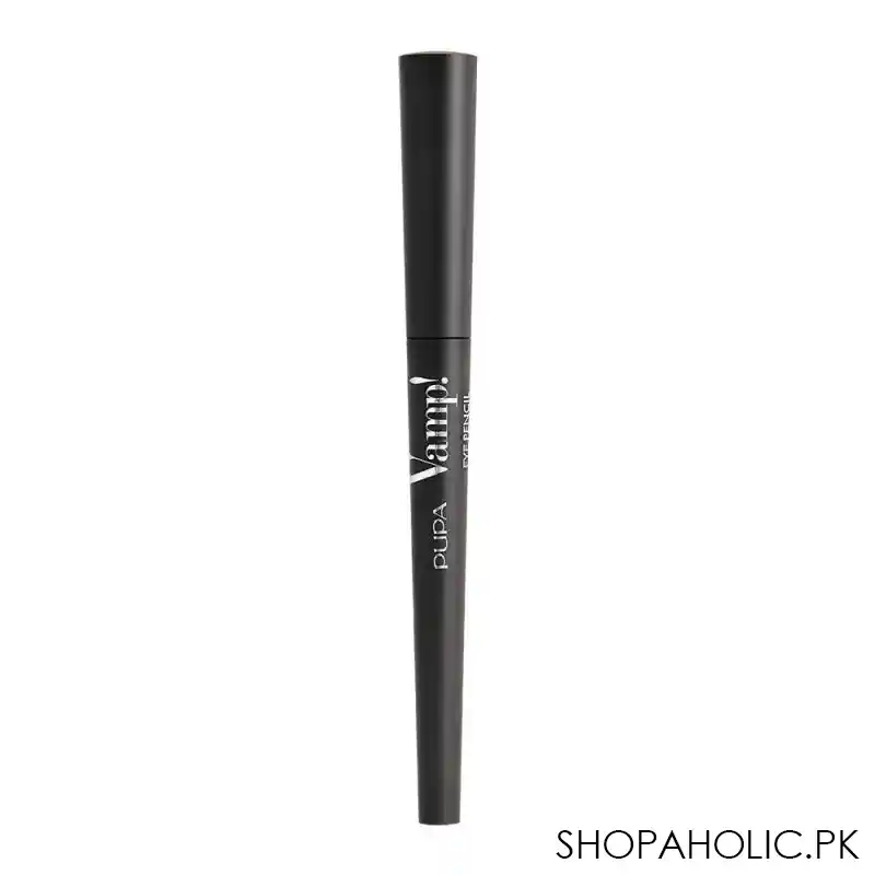pupa milano vamp eye pencil 2 in 1 eyeliner and kajal waterproof, 204, sunny taupe image2