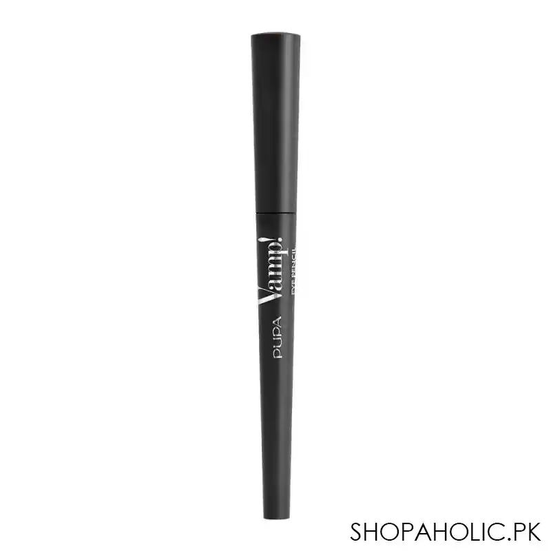pupa milano vamp eye pencil 2 in 1 eyeliner and kajal waterproof, 205, icy taupe image2