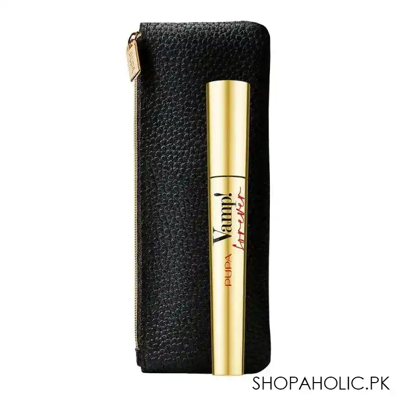 pupa milano vamp forever exceptional volume mascara + essential pouch main image