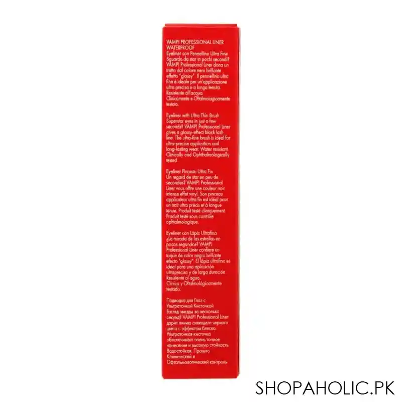 pupa milano vamp professional waterproof eyeliner with ultra thin brush, 100 image3