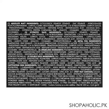 pupa milano vamp scented eye shadow palette, 003, black deep and intense shade image4
