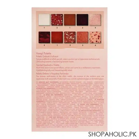 pupa milano vamp scented eye shadow palette, 006, pink nude refined shade image3
