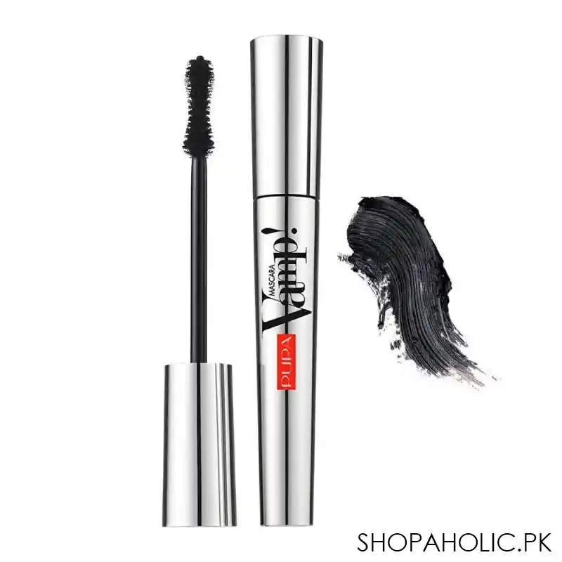 pupa milano vamp waterproof exceptional volume mascara, 001 main image