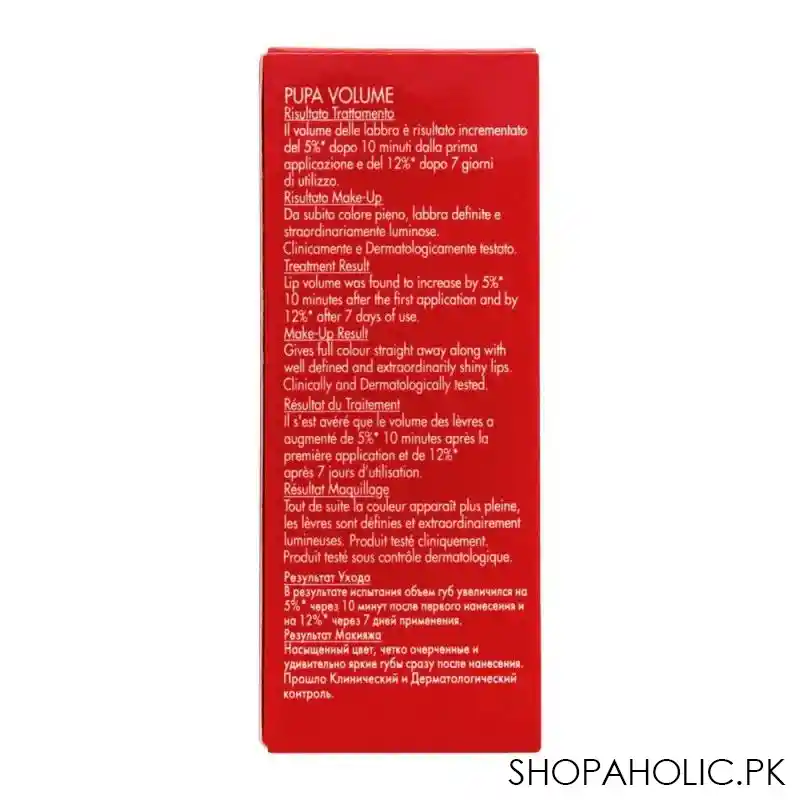 pupa milano volume enhancing lipstick, 105 image4