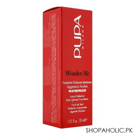pupa milano wonder me waterproof instant perfection total lightness foundation, 008 image2
