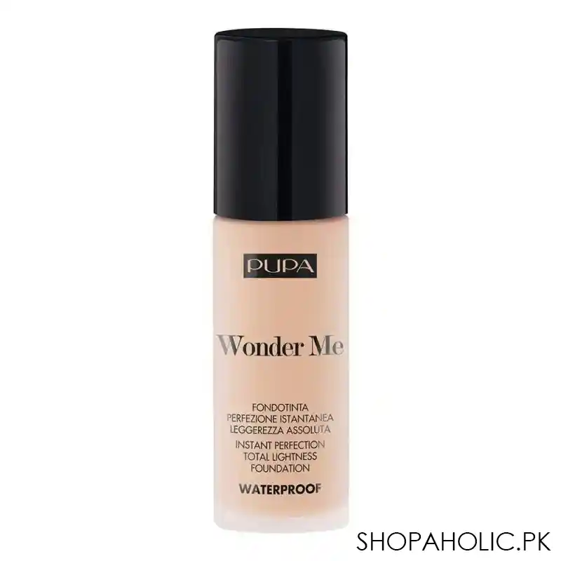 pupa milano wonder me waterproof instant perfection total lightness foundation, 008 main image