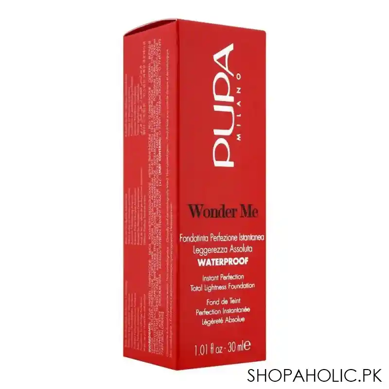 pupa milano wonder me waterproof instant perfection total lightness foundation, 025 image2