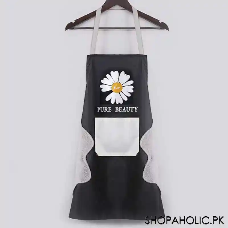 pure beauty waterproof apron for kitchen cooking image2