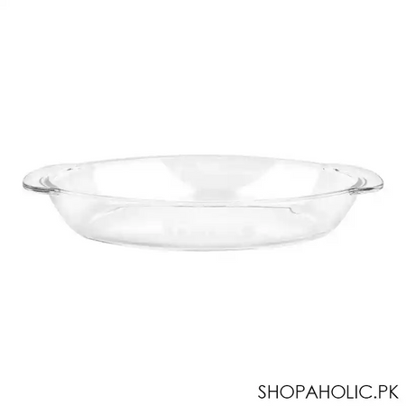 pyrex borosilicate glass bakeware oval dish, 1.7 liter, px ovd1700h main image