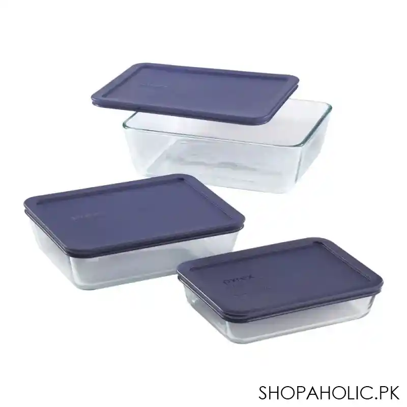 Pyrex Rectangular Bowls Buy Pyrex Rectangle Dish 6 Piece Set, 6004023 in Pakistan – Shopaholic.pk