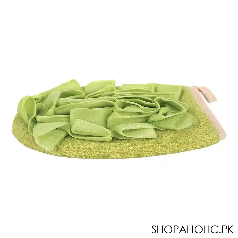 Qingzhi Loofah Bath Glove, Green, 1-Piece, 34539-4 - Main Image
