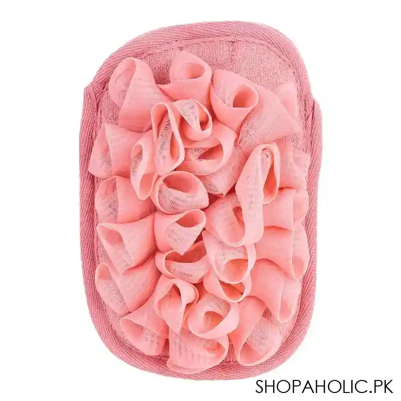 Qingzhi Loofah Glove, Pink, 1-Piece, 34539-1 - Main Image