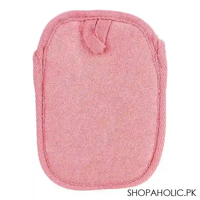 Qingzhi Loofah Glove, Pink, 1-Piece, 34539-1 - Image 3