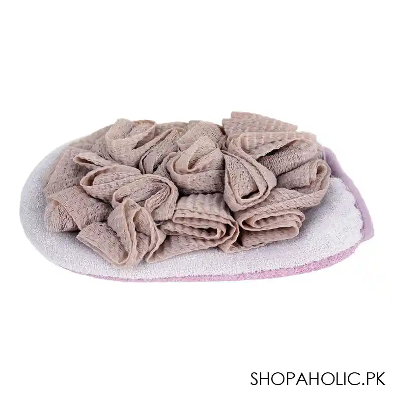 Qingzhi Loofah Glove, Purple, 1-Piece, 34539-3 - Main Image