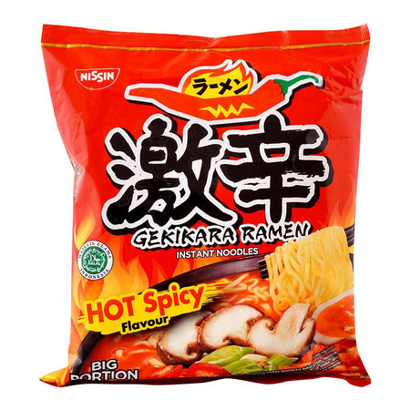 Nissin Ramen Hot Spicy Mushroom Noodles, 109g - Main Image