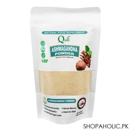 Quill Ashwagandha Powder, Support For Stress-Free Living, Herbal Supplement, 125g - Main Image