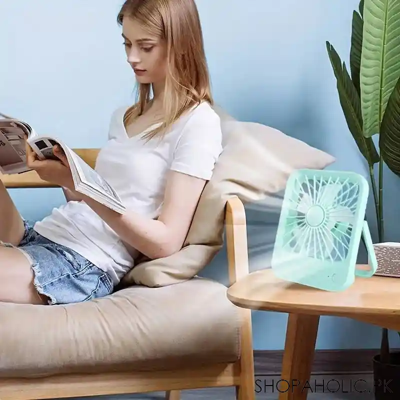 quite hanging desk fan image2