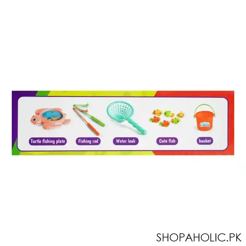 rabia toys turtle funny fishing with music battery operated, for 3+ years, b8016 image3