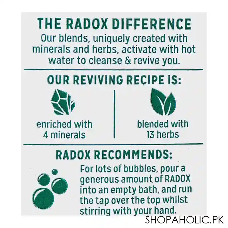 Radox Stress Relief Bath Soak, 500ml - Image 3