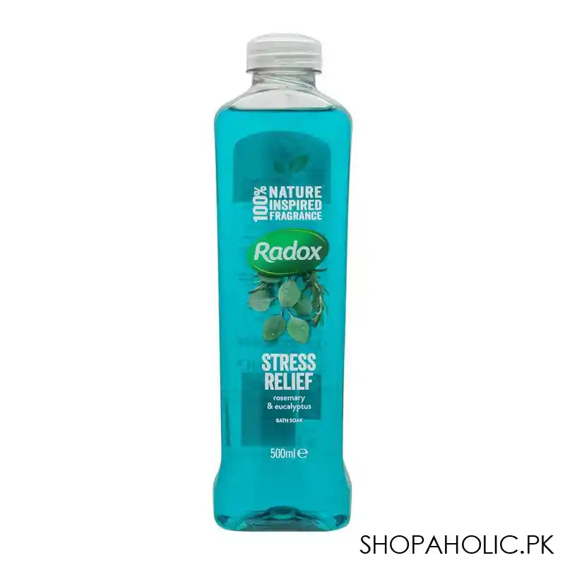Radox Stress Relief Rosemary & Eucalyptus Bath Soak, 500ml - Main Image