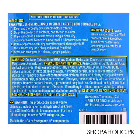Rain-X Cerami-X Car Detailer, 650ml - Image 3