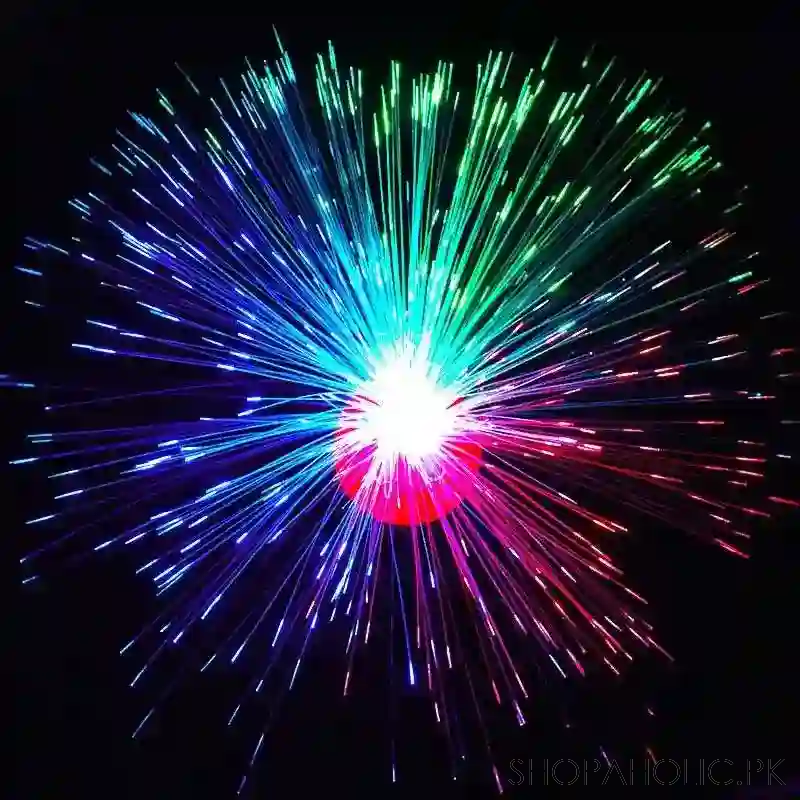 rainbow color romantic optic night light lamp image2