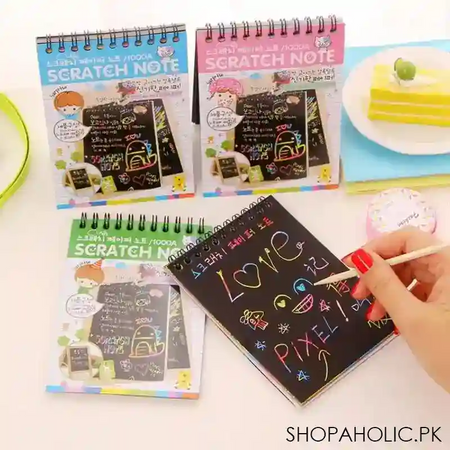 rainbow scratch paper note   medium main image