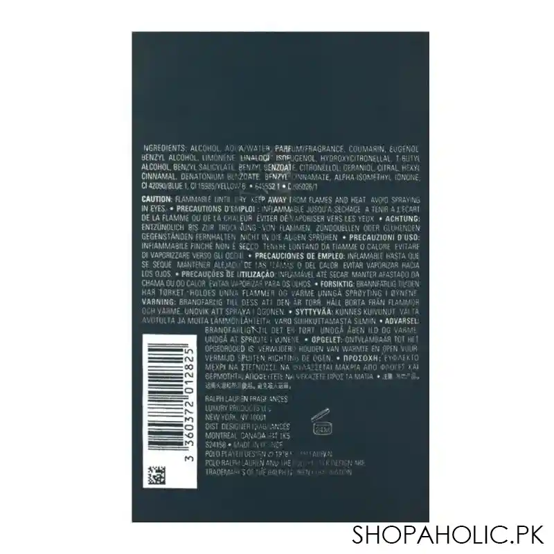 ralph lauren polo eau de toilette, fragrance for men, 118ml image3