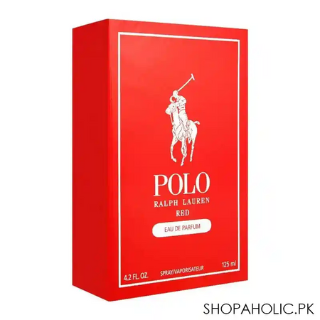 ralph lauren polo red eau de parfum, fragrance for men, 125ml image2